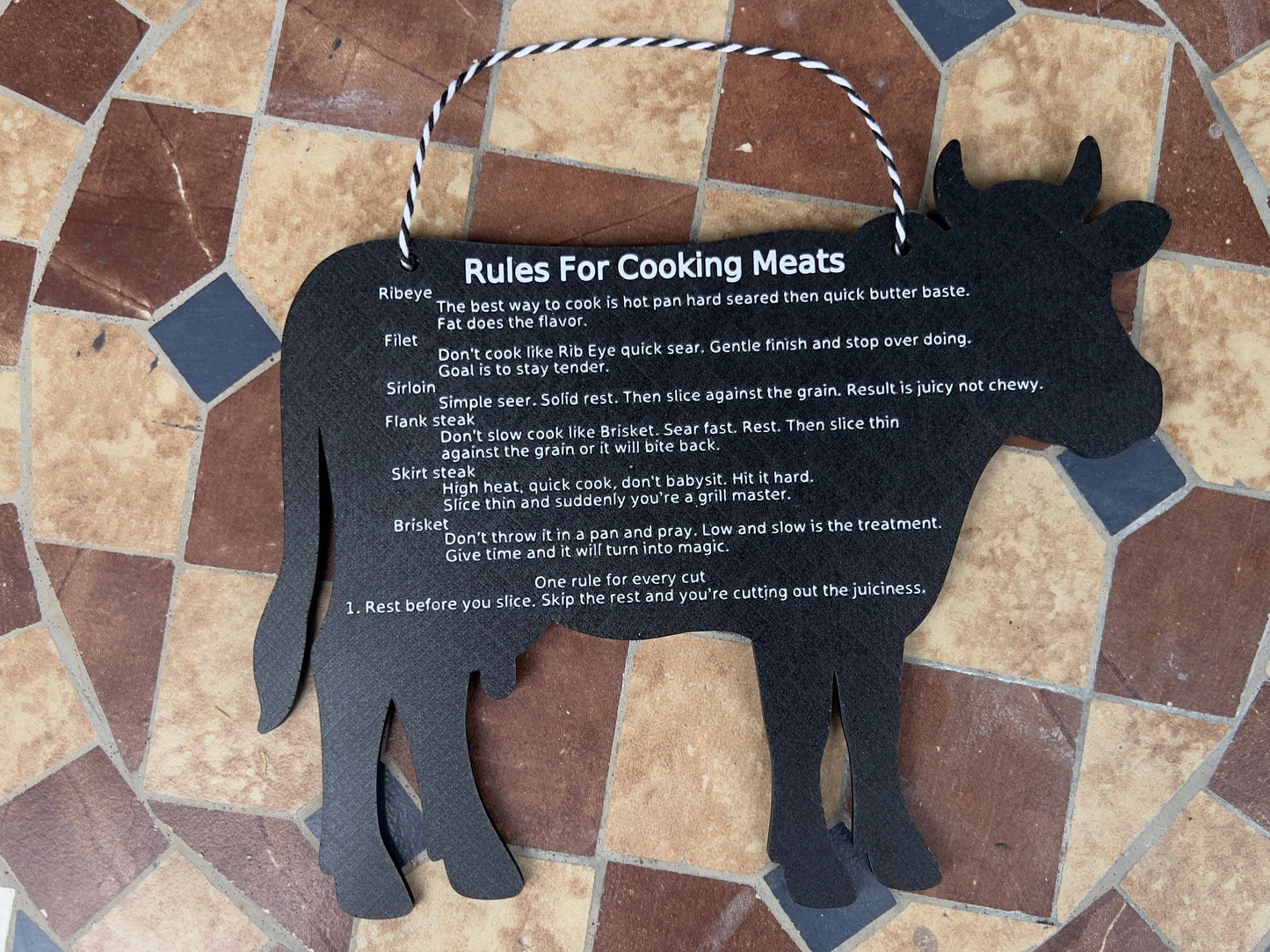 Rules for cooking meats