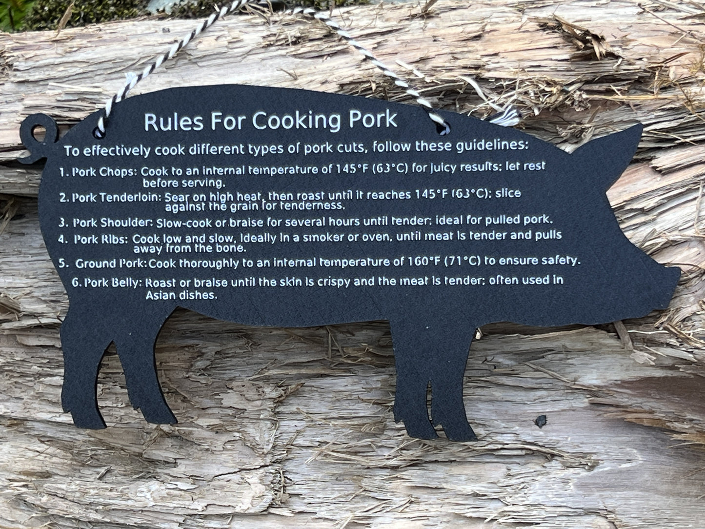 Rules for cooking pork