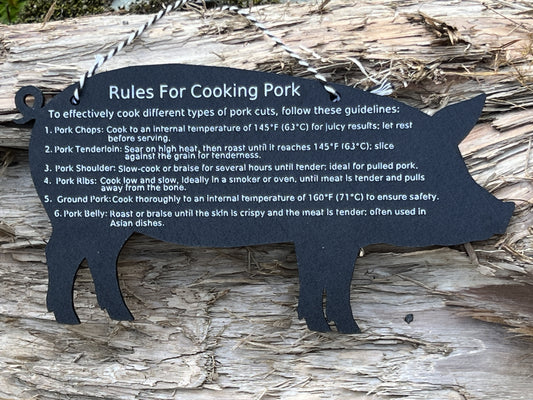 Rules for cooking pork